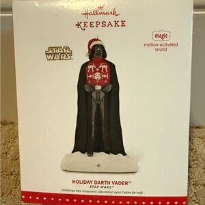 Hallmark Keepsake Star Wars Holiday Darth Vader Motion Activated Sound Ornament